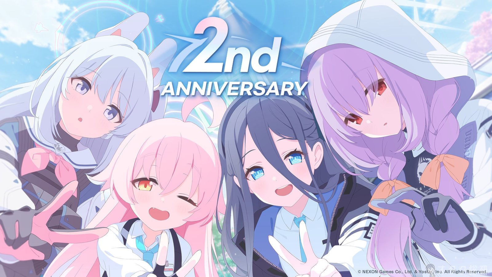 ブルーアーカイブ、2周年KV解禁＆記念展示型イベント「ブルアカふぇす