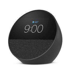 Amazon Echo Spot, Smart Alarm Clock with Vibrant Sound and Alexa