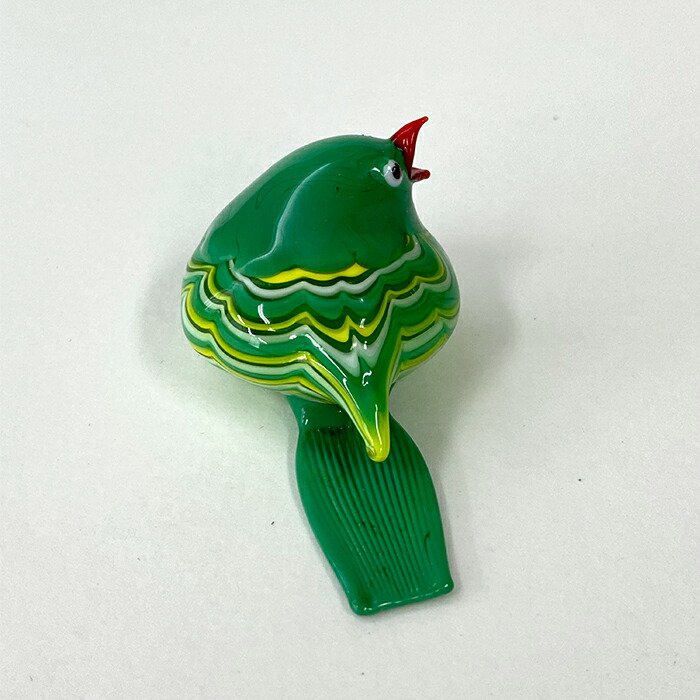 鳥 ガラス置物 硝子細工 ベネチアングラス ヴェネチアムラーノ murano
