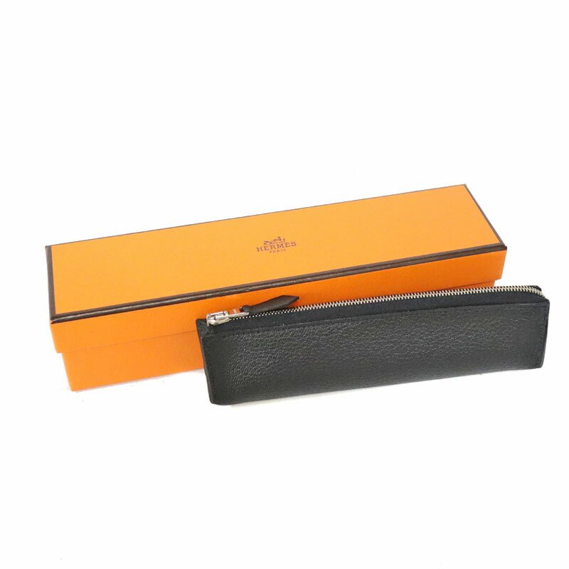 HERMES ピッコロ シェーブル レザー ペンケース