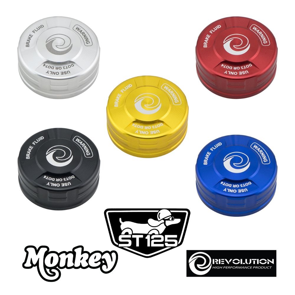 ダックス125 ST125フューエルタンクキャップ ブラックアルマイト