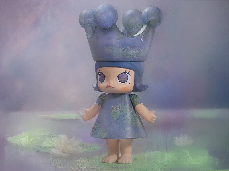 楽天市場】MEGA ROYAL MOLLY 400% Monet-Les Nympheas : POP MART