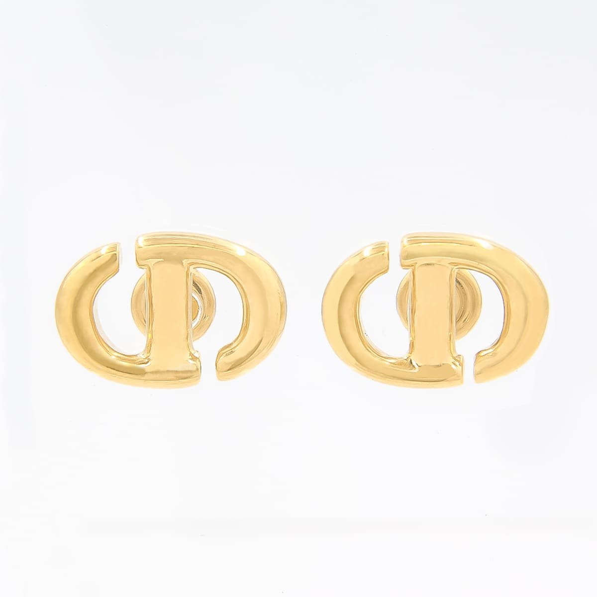 楽天市場】Dior ディオール ピアス スタッド CD NAVY スタッドピアス