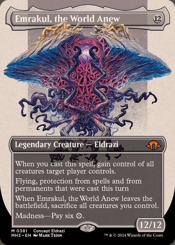 FOIL)(フルアート)再誕世界、エムラクール/Emrakul, the World Anew
