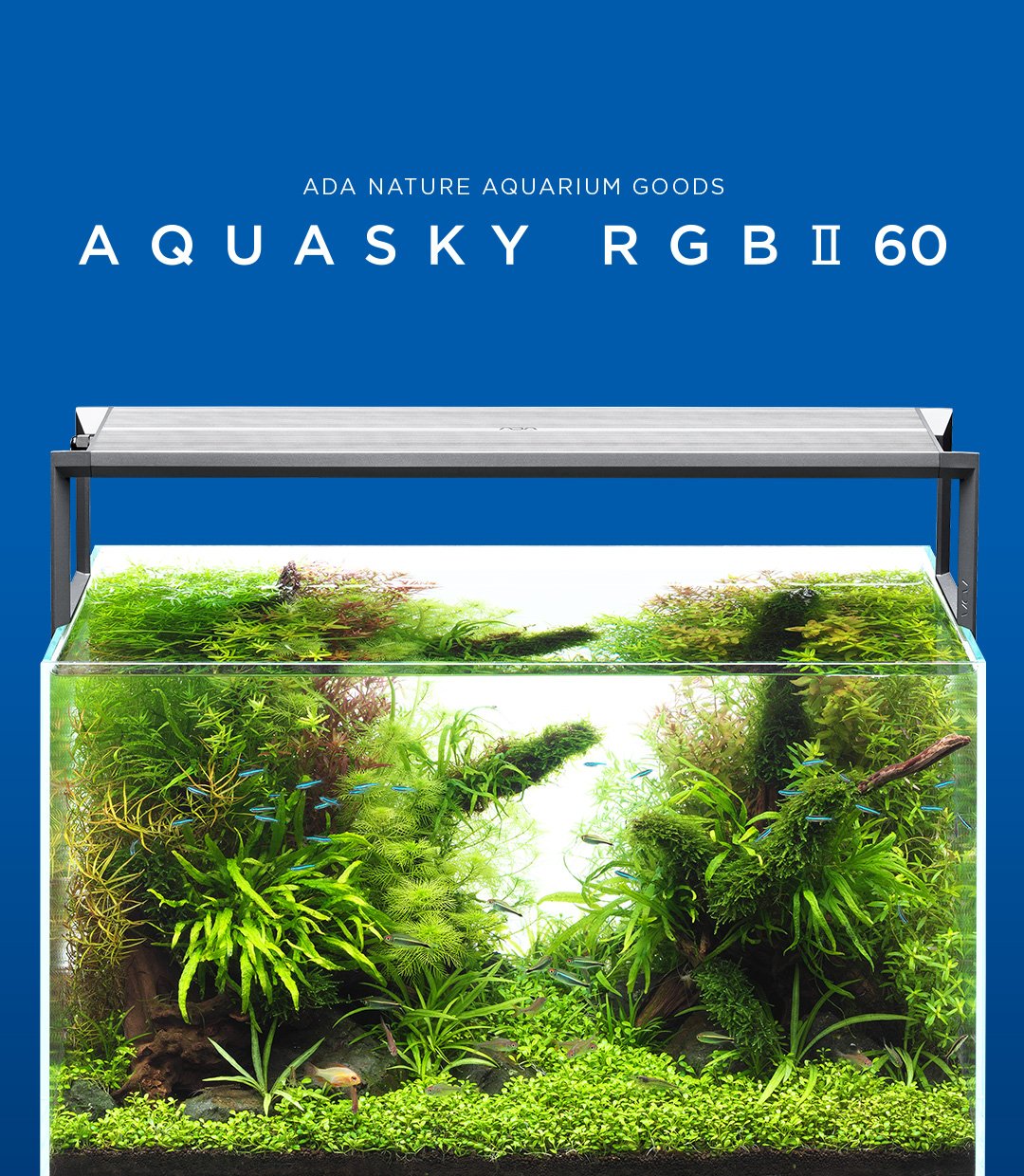 洗練と進化の光 「AQUASKY RGB Ⅱ 60」 | AQUA DESIGN AMANO