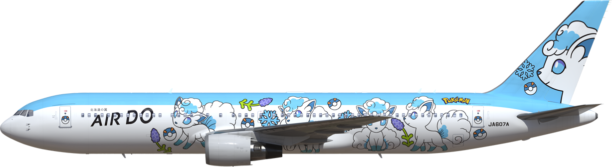 航空機・ヘリコプター Air DO B767-300 Rocon jet / Pokemon 航空機