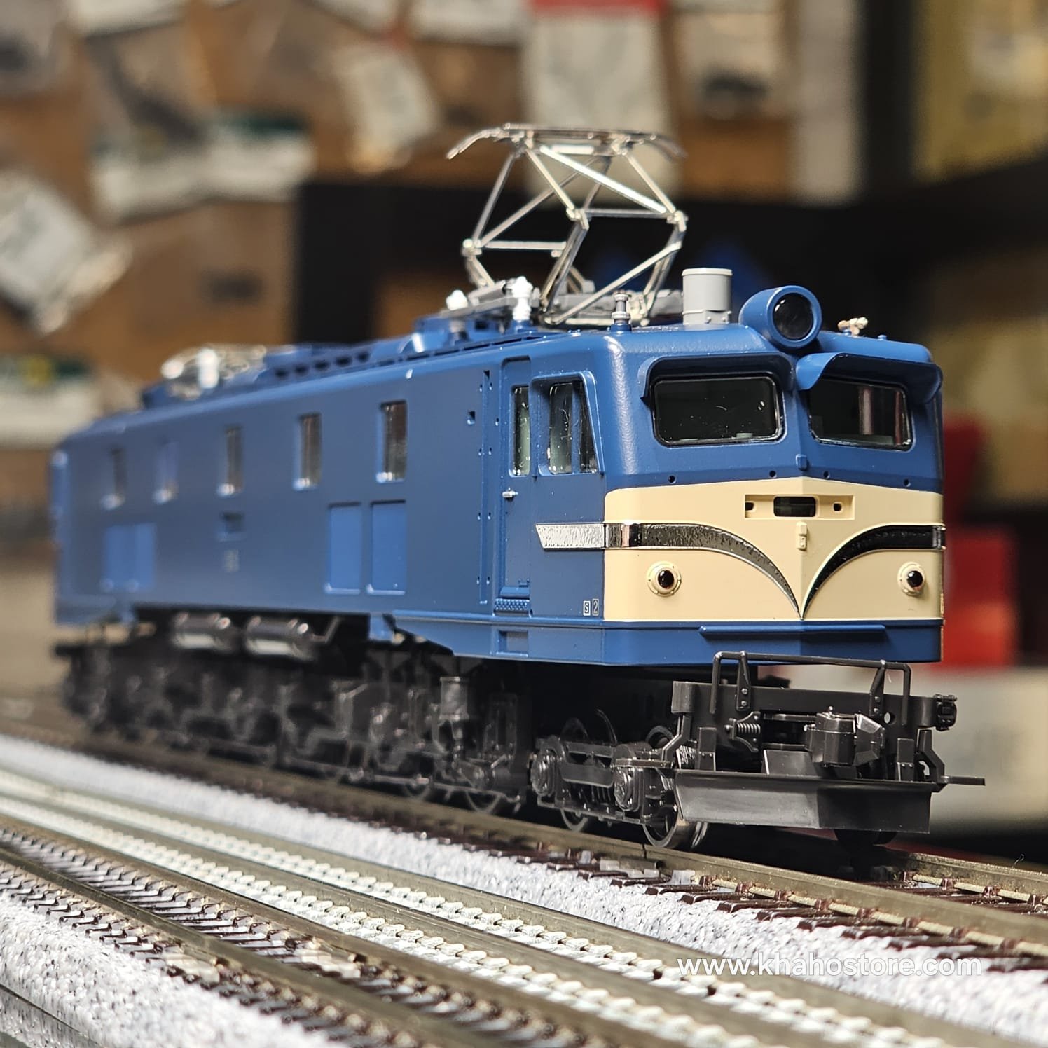 KATO 1-324 HO EF58 ツララ切り付・ブルー HO）EF58（ツララ切り付