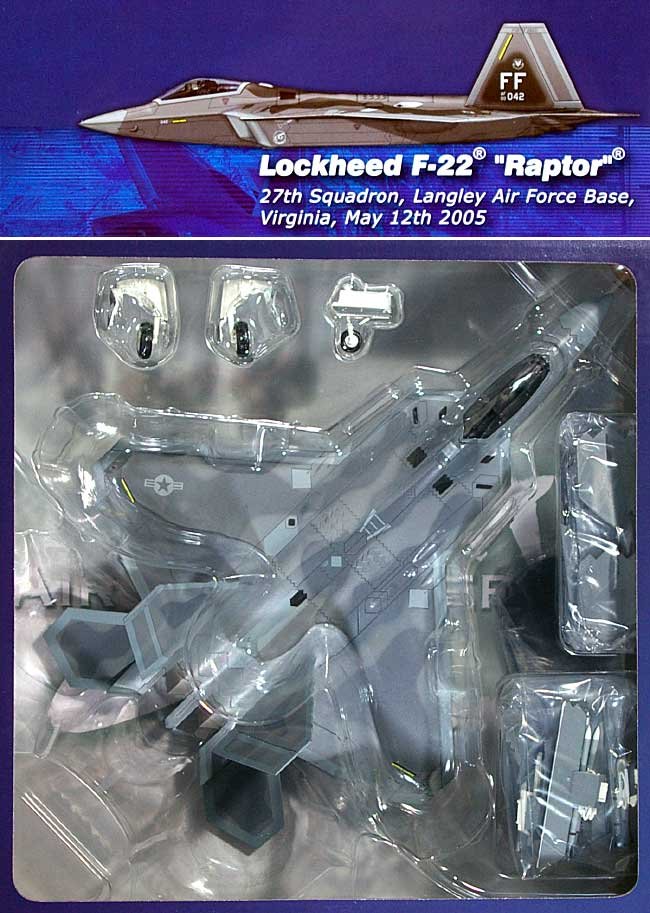 HOBBY MASTER（ホビーマスター）1/72 F-22 ラプター スピリット・オブ