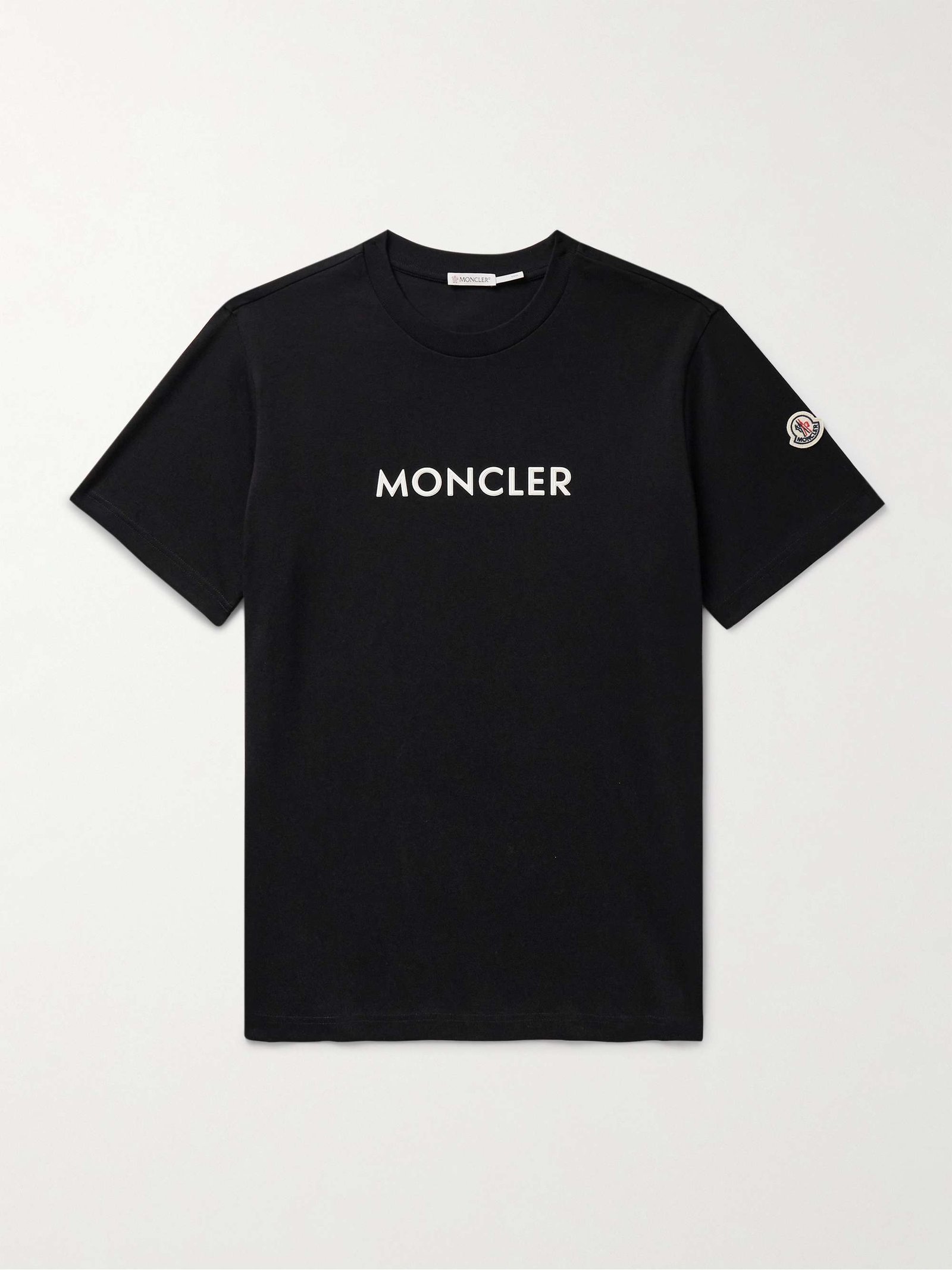 MONCLER Logo-Appliquéd Cotton-Jersey T-Shirt for Men | MR PORTER