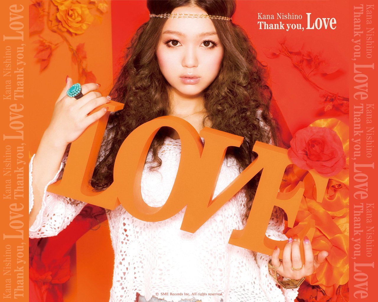 西野カナ サイン入りポスター LOVE one. プレゼント企画 100枚限定