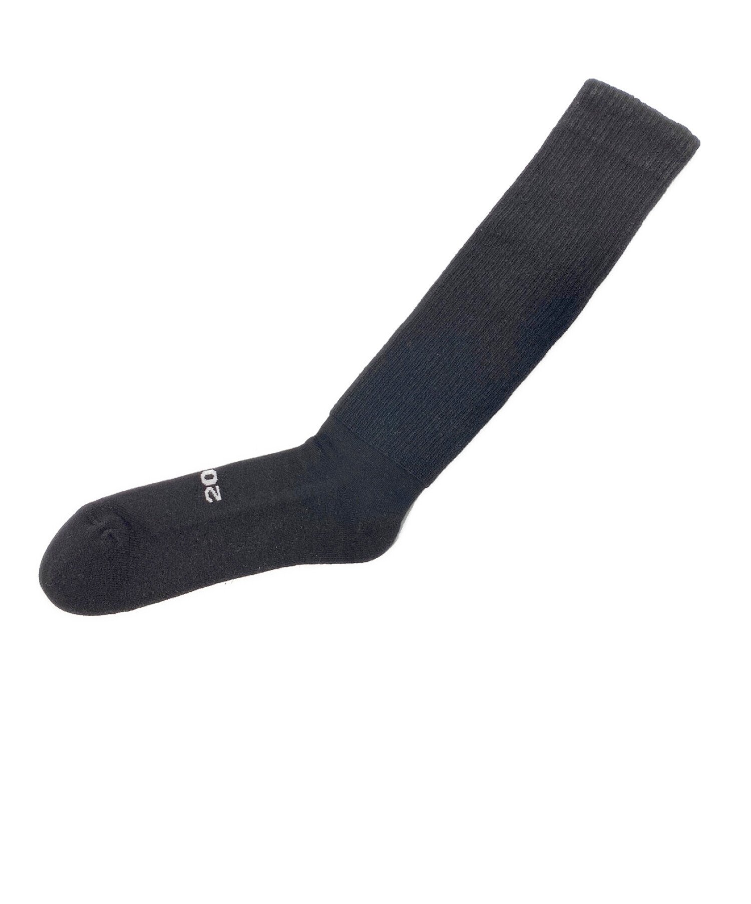 新品 Rick Owens ロングソックス 黒 サイズ2 リックオウエンス 新品