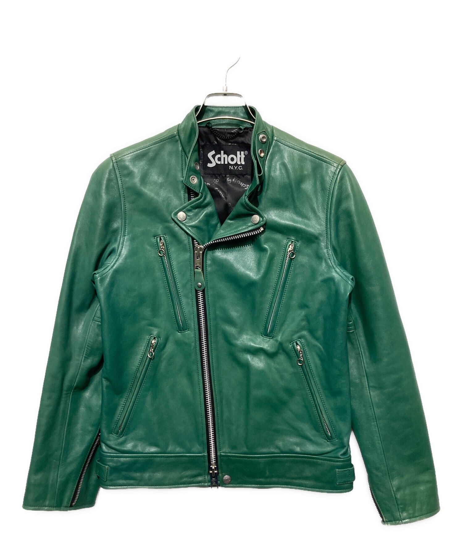 中古・古着通販】Schott (ショット) レザーライダースジャケット