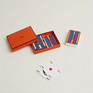 Set of 2 H Tissage bridge playing cards | Hermès USA