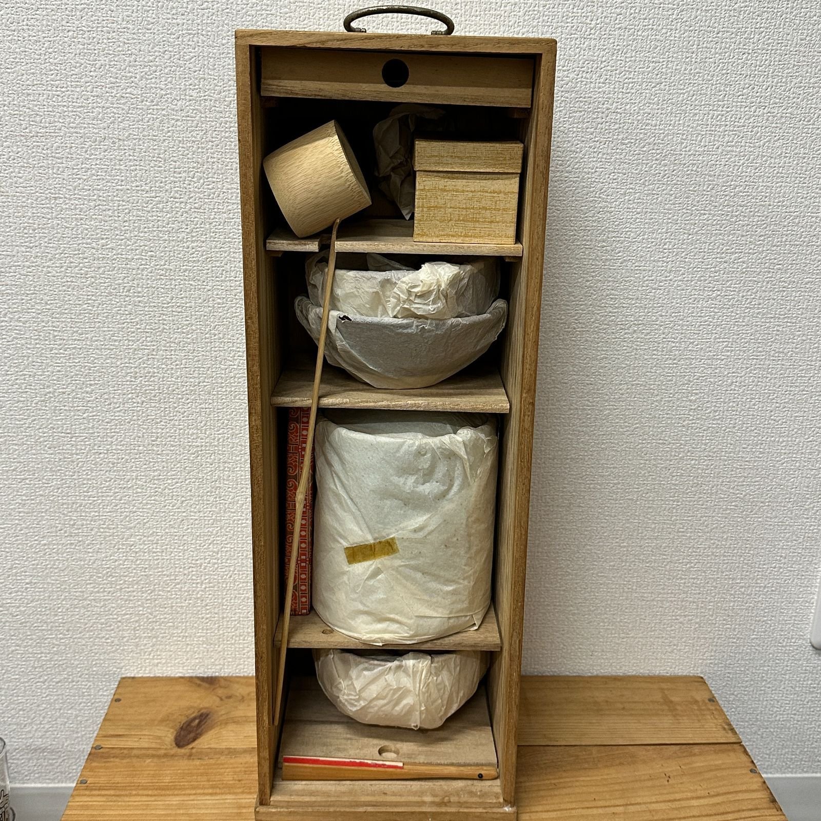 茶道具セット アンティーク 古道具 昭和レトロ 現状品 抹茶椀 水指
