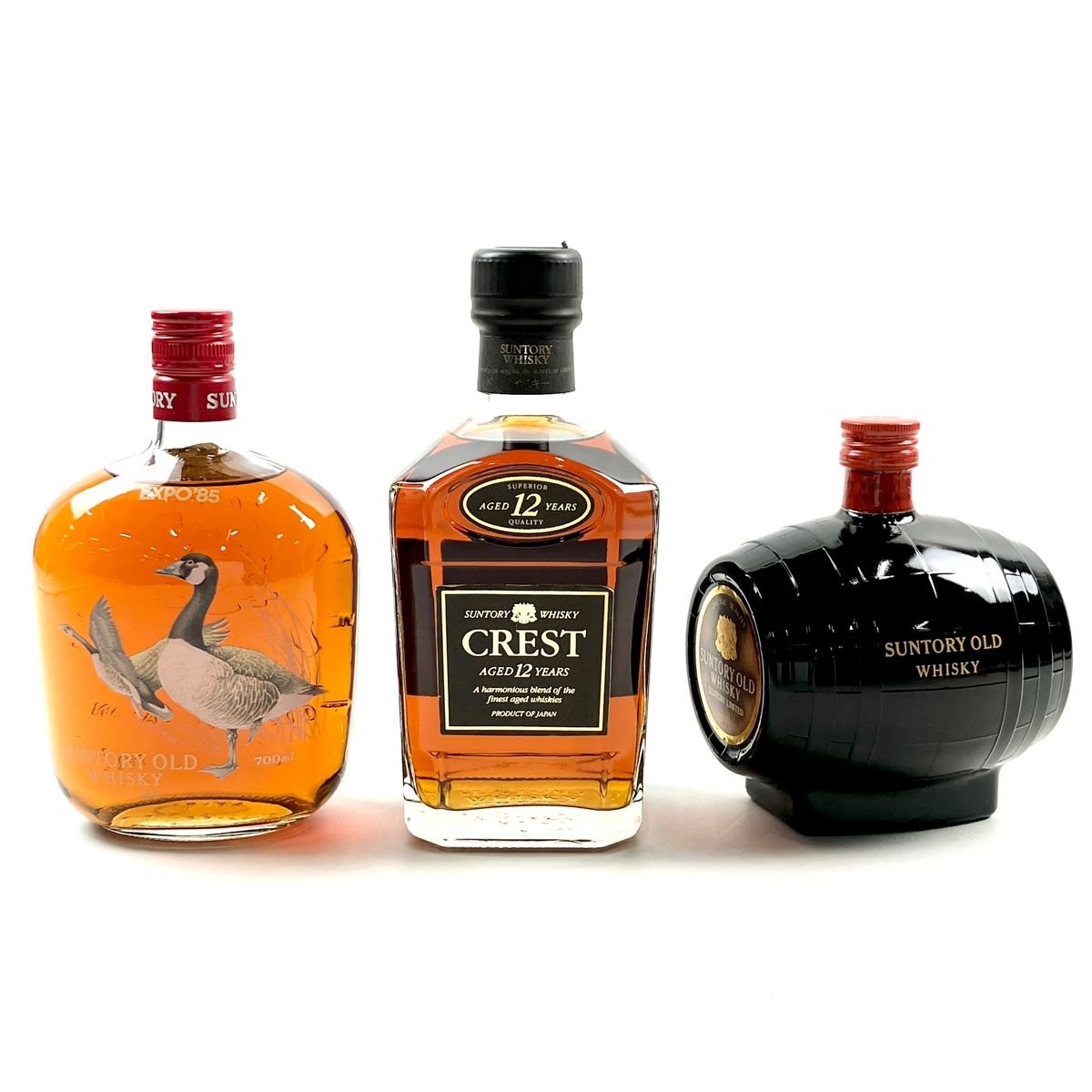 東京都内限定お届け】 3本 サントリー SUNTORY オファー オールド