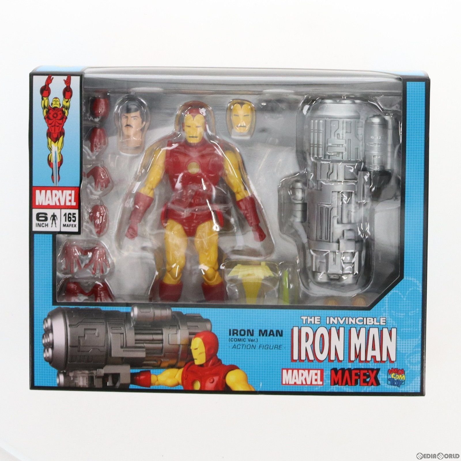 新品 MAFEX マフェックス No.165 IRON 公式 MAN アイアンマン COMIC