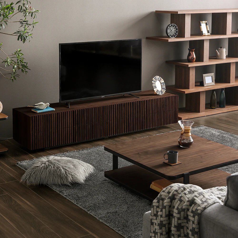 ARMONIA LUSSY2200木製 テレビ台 ブラウン LUSSY 2200｜【アルモニア