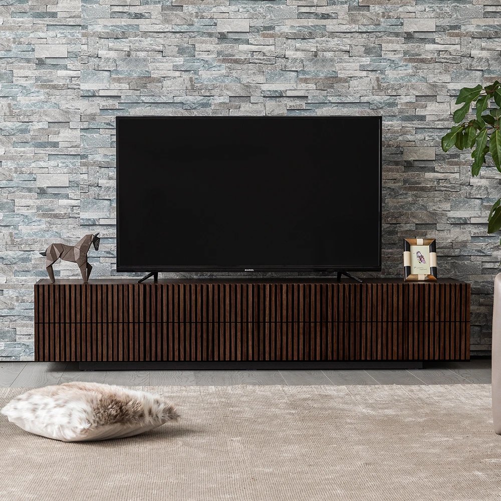 ARMONIA LUSSY2200木製 テレビ台 ブラウン ARMONIA LUSSY2200木製