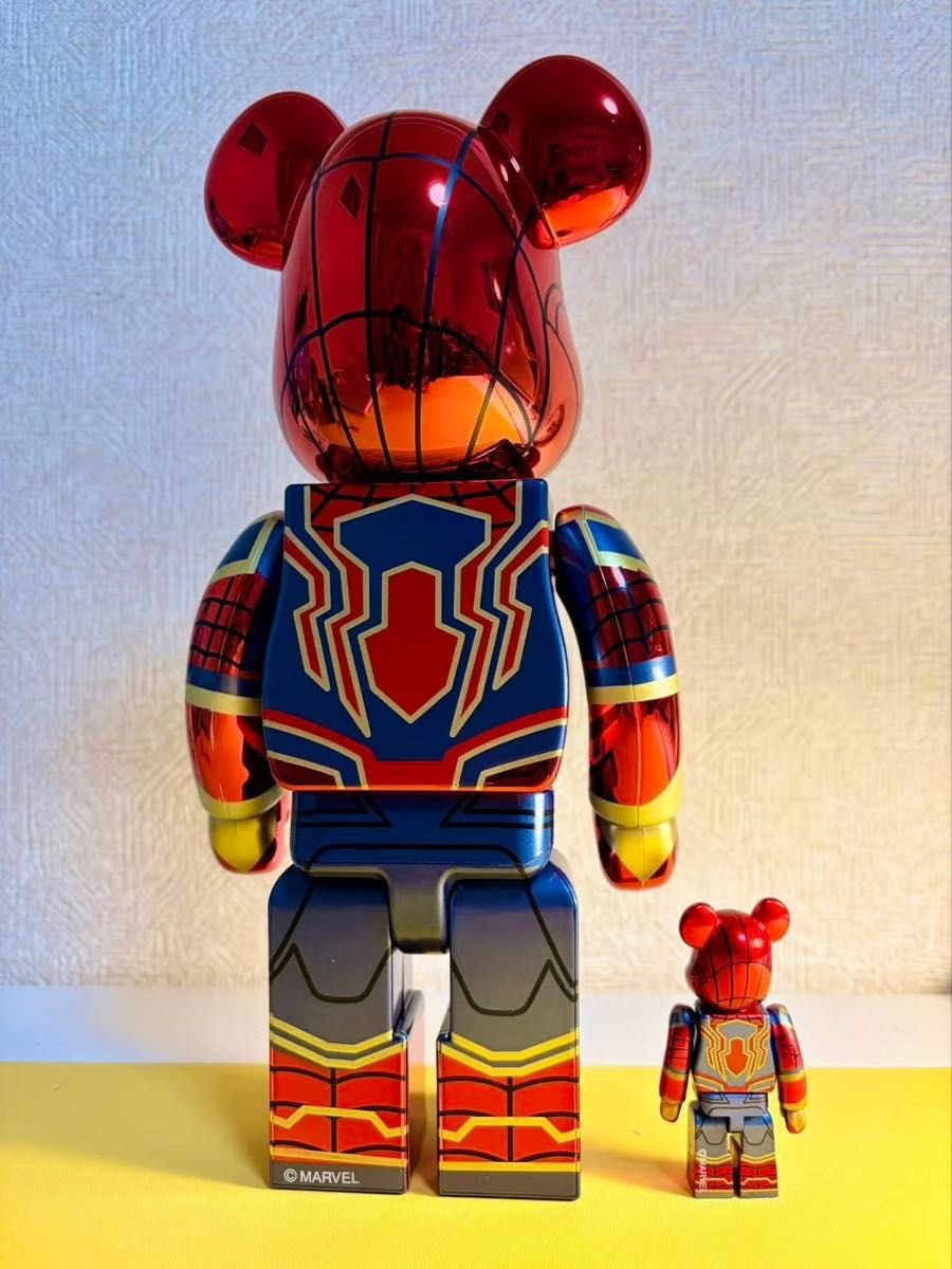 BE@RBRICK IRON SPIDER 100％ 400％bearbrick ベアブリック アイアン