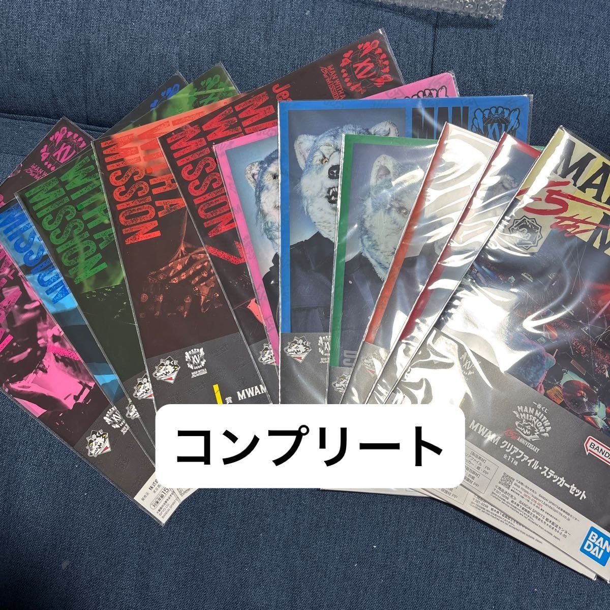 MAN WITH A MISSION 一番くじ I賞 クリアファイル マンウィズ コンプ