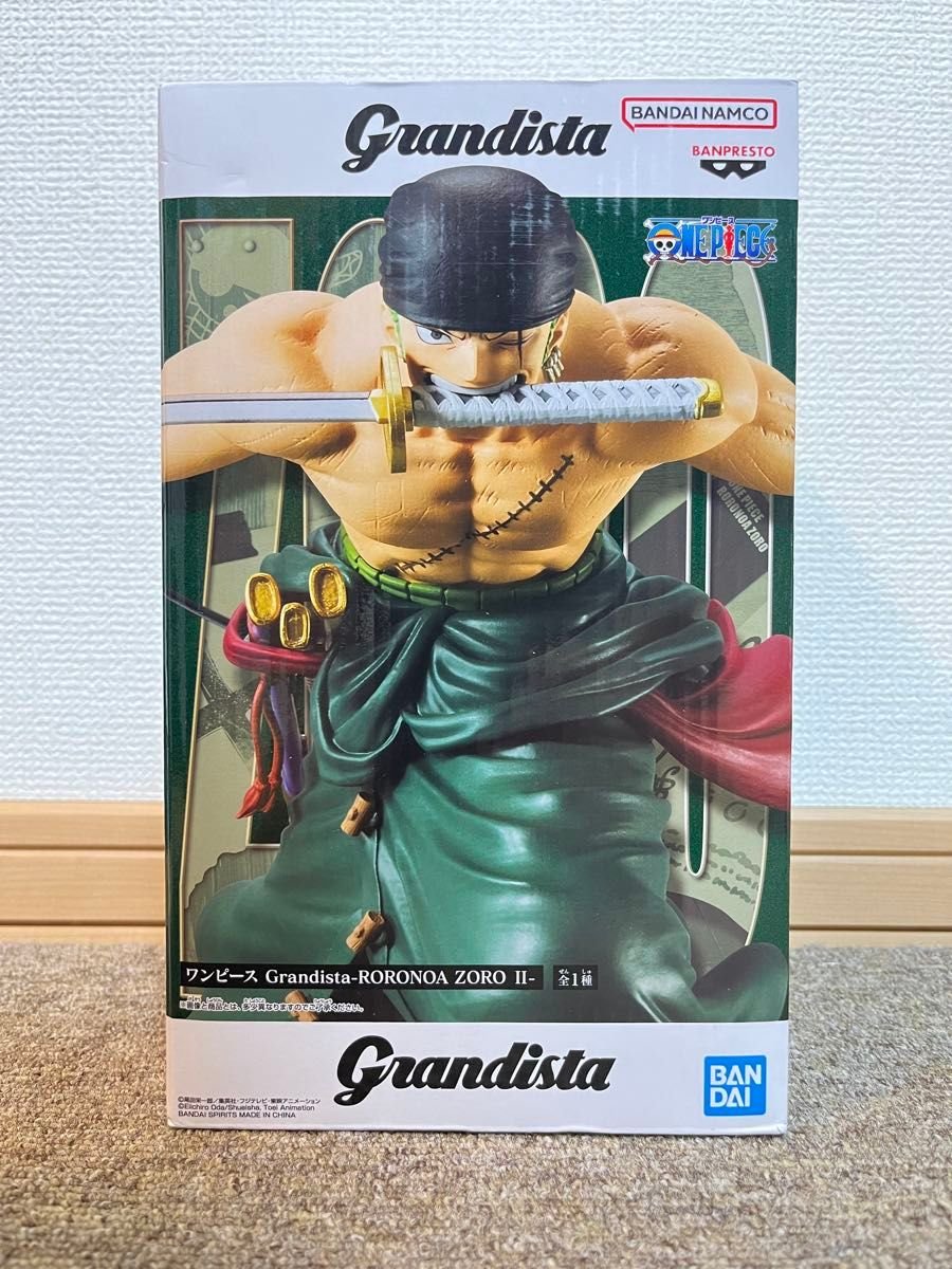 ワンピース Grandista-RORONOA ZORO II- ロロノア・ゾロ フィギュア 未