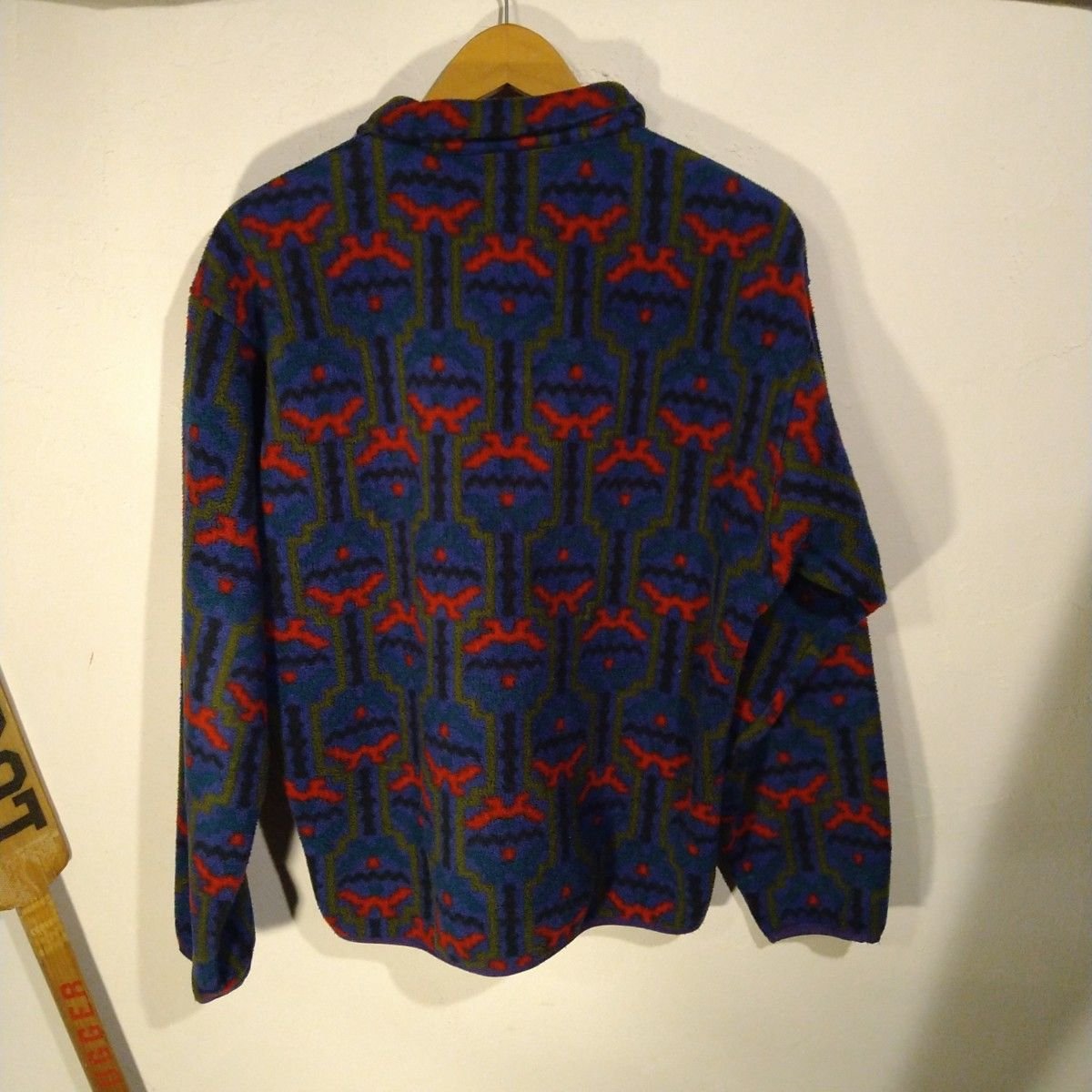 スナップT 総柄 フリース シンチラ Patagonia ビンテージ プルオーバー