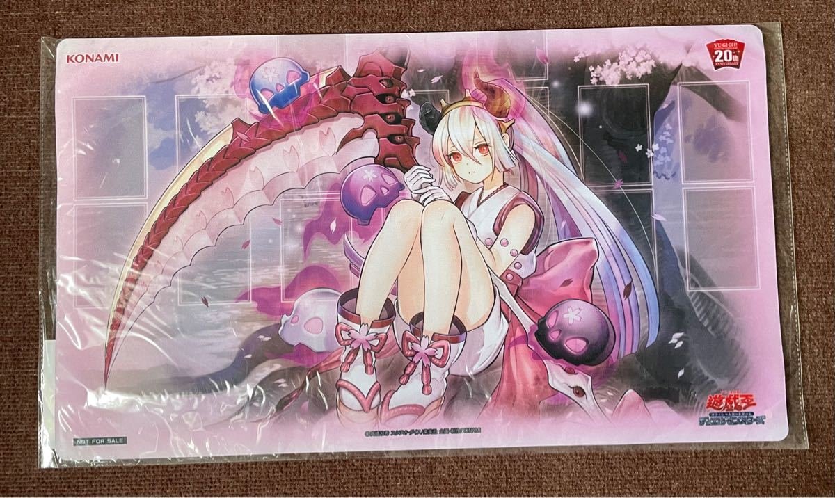 遊戯王 OCG 公式 プレイマット 現世離レ カクリヨノチザクラ