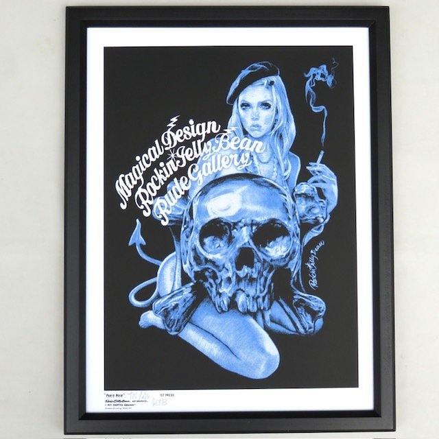 ロッキンジェリービーン RUDE GALLERY シルクスクリーンポスター 正規