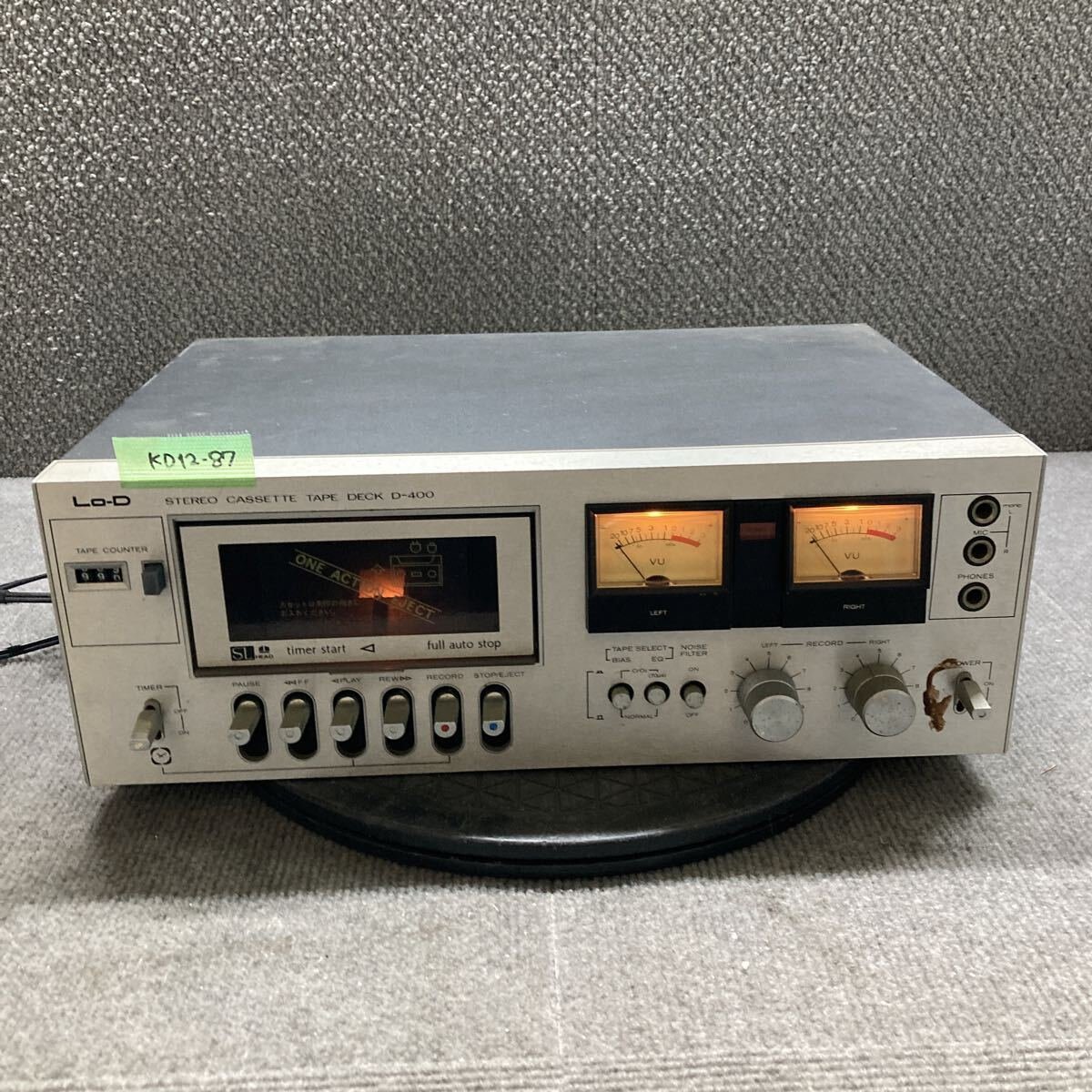 HITACHI】Lo-D ステレオカセットデッキ D-460 HITACHI】Lo-D ステレオ