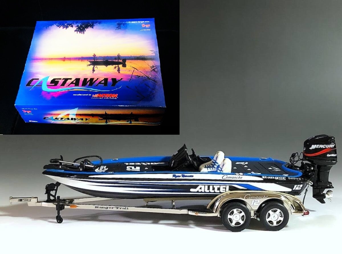 CASTAWAY 1/24スケール バスボート ダイキャストモデル CASTAWAY 1/24