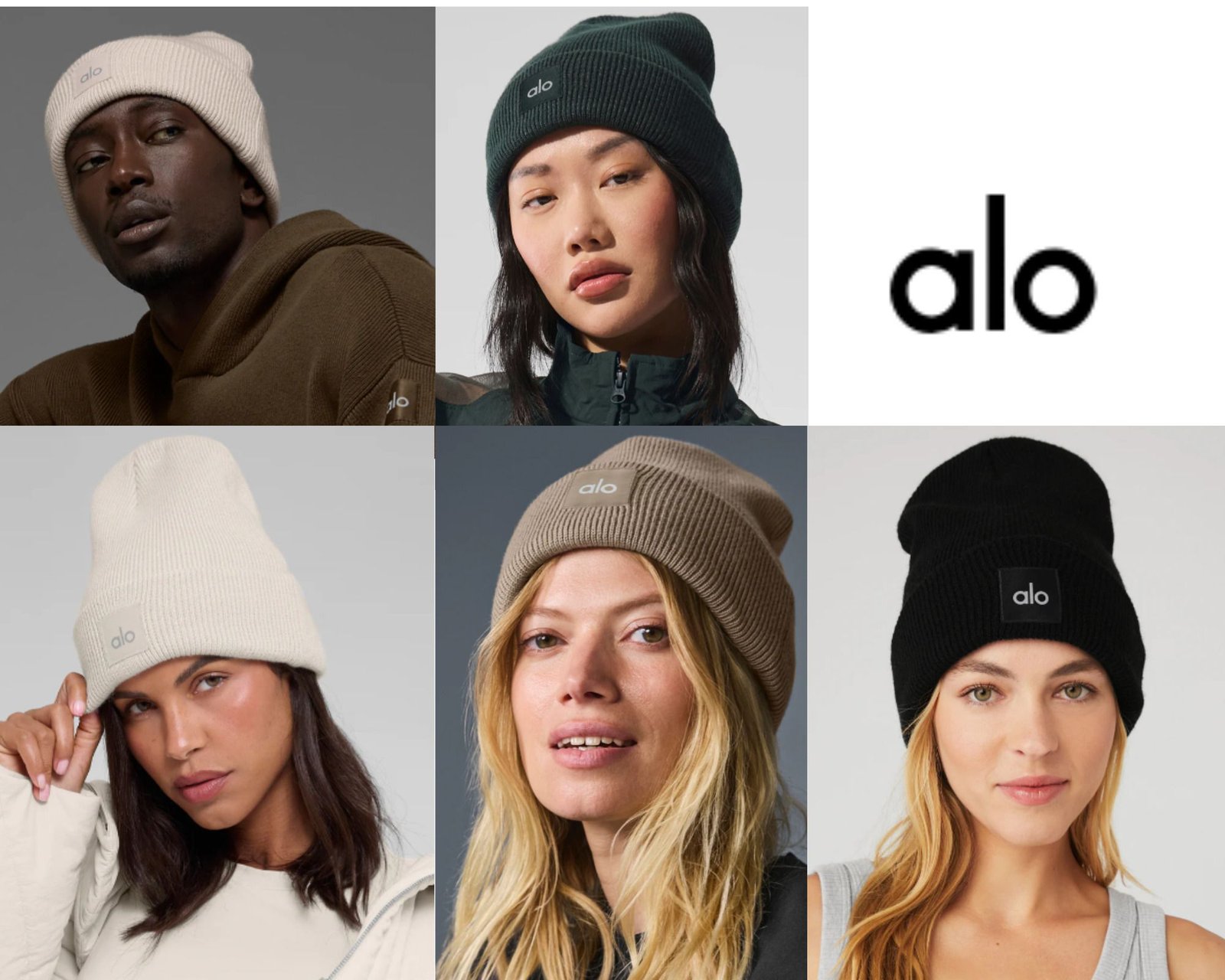 ALO Yoga ビーニー ニットキャップ ブラック Alo Yoga】アローヨガ