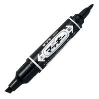 ゼブラ ハイマッキー 太字/細字 青 1本 油性マーカー 油性ペン MO-150