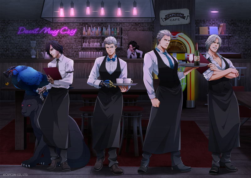 CAPCOM デビルメイクライ 5 ポストカード セット カプコン カフェ