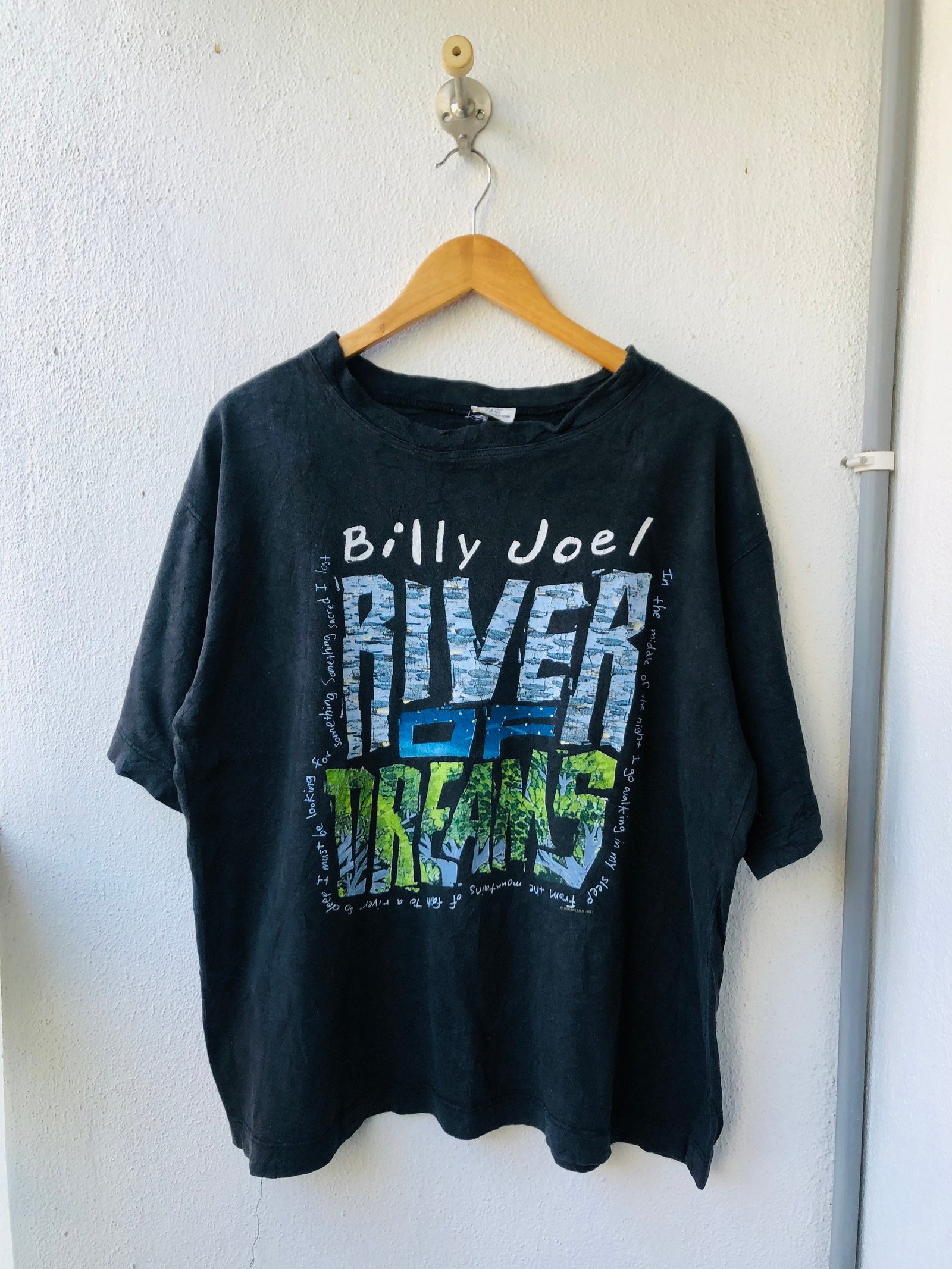 BILLY JOEL OF DREAMS 94-95 Tシャツ XL BILLY JOEL RIVER OF DREAMS