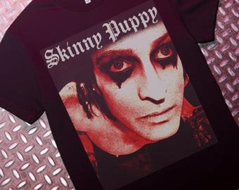 Skinny Puppy Shirt, Too Dark Park, Vintage Rare T-shirt, Faded
