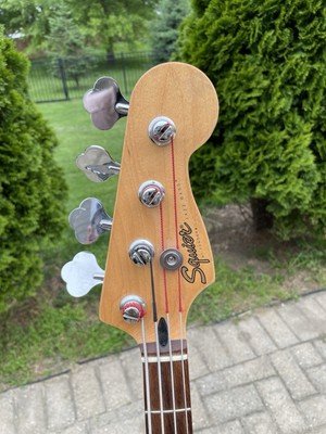 1998 Fender Jazz Bass Squier Series 4-String Bass Guitar Mexico
