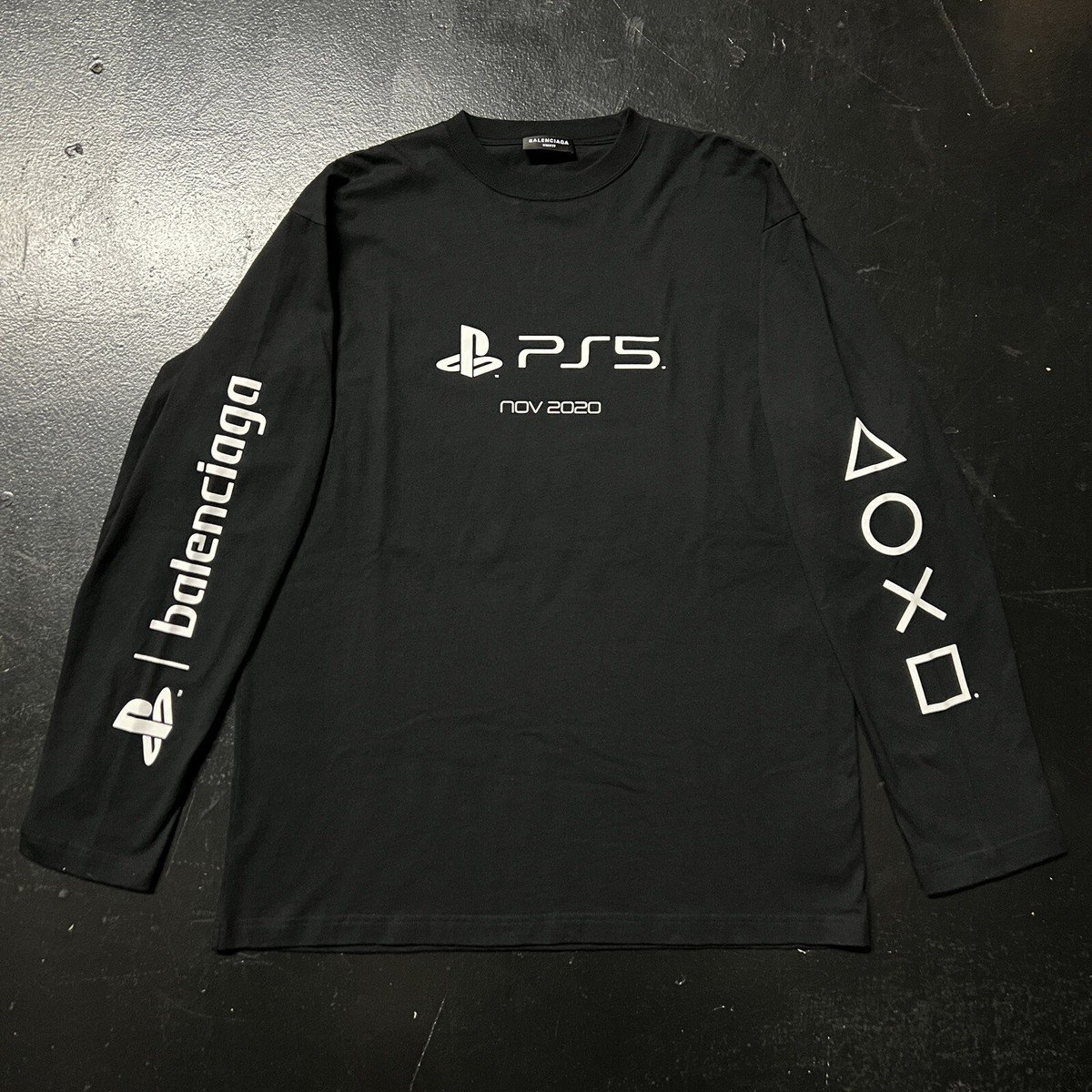Balenciaga x PlayStation PS5 Long-Sleeve Shirt Men's Size XS DEMNA