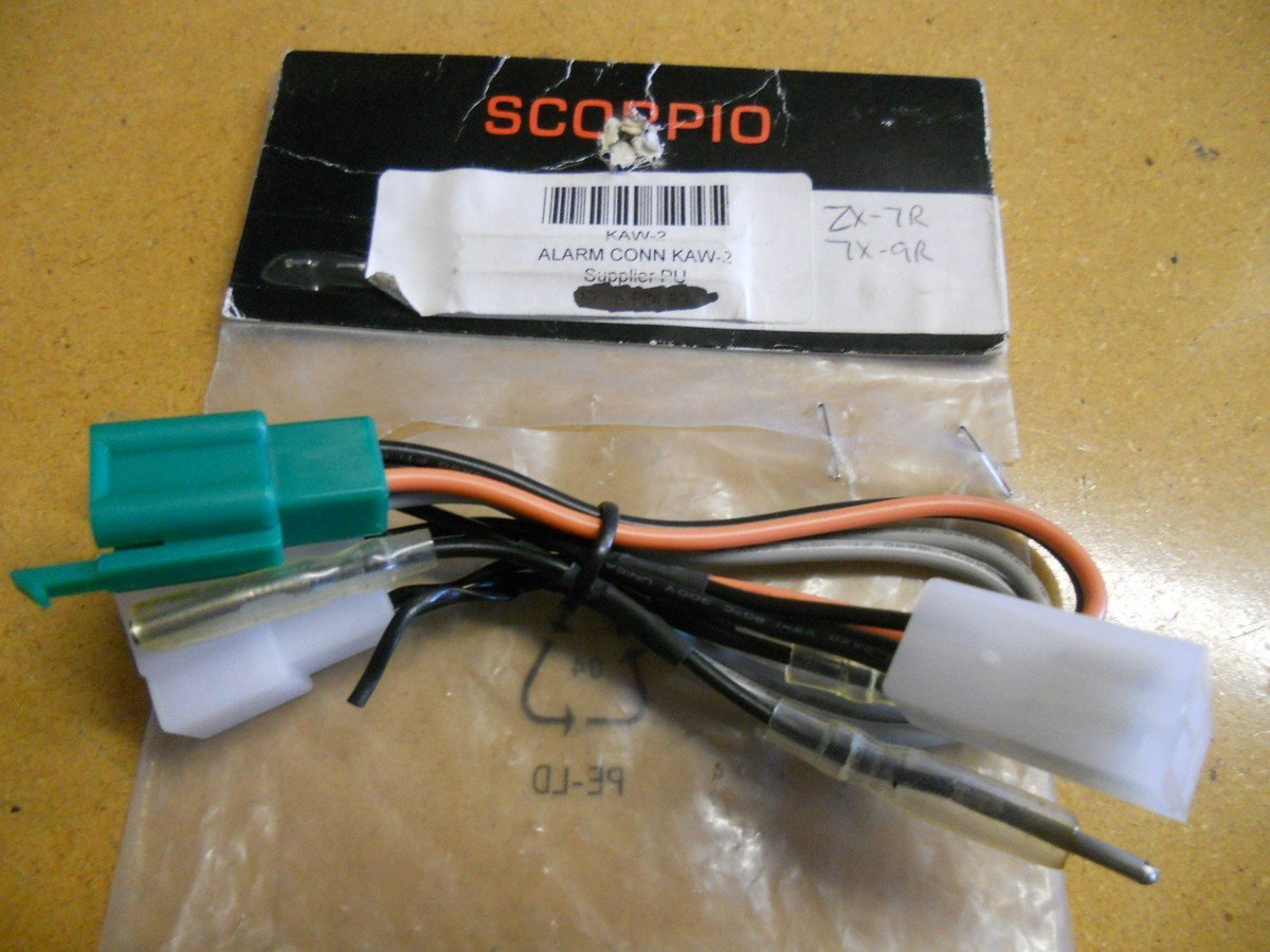 NOS Scorpio Alarm Connector Kawasaki ZX7 1998-2002 ZX9 KAW-2 | eBay
