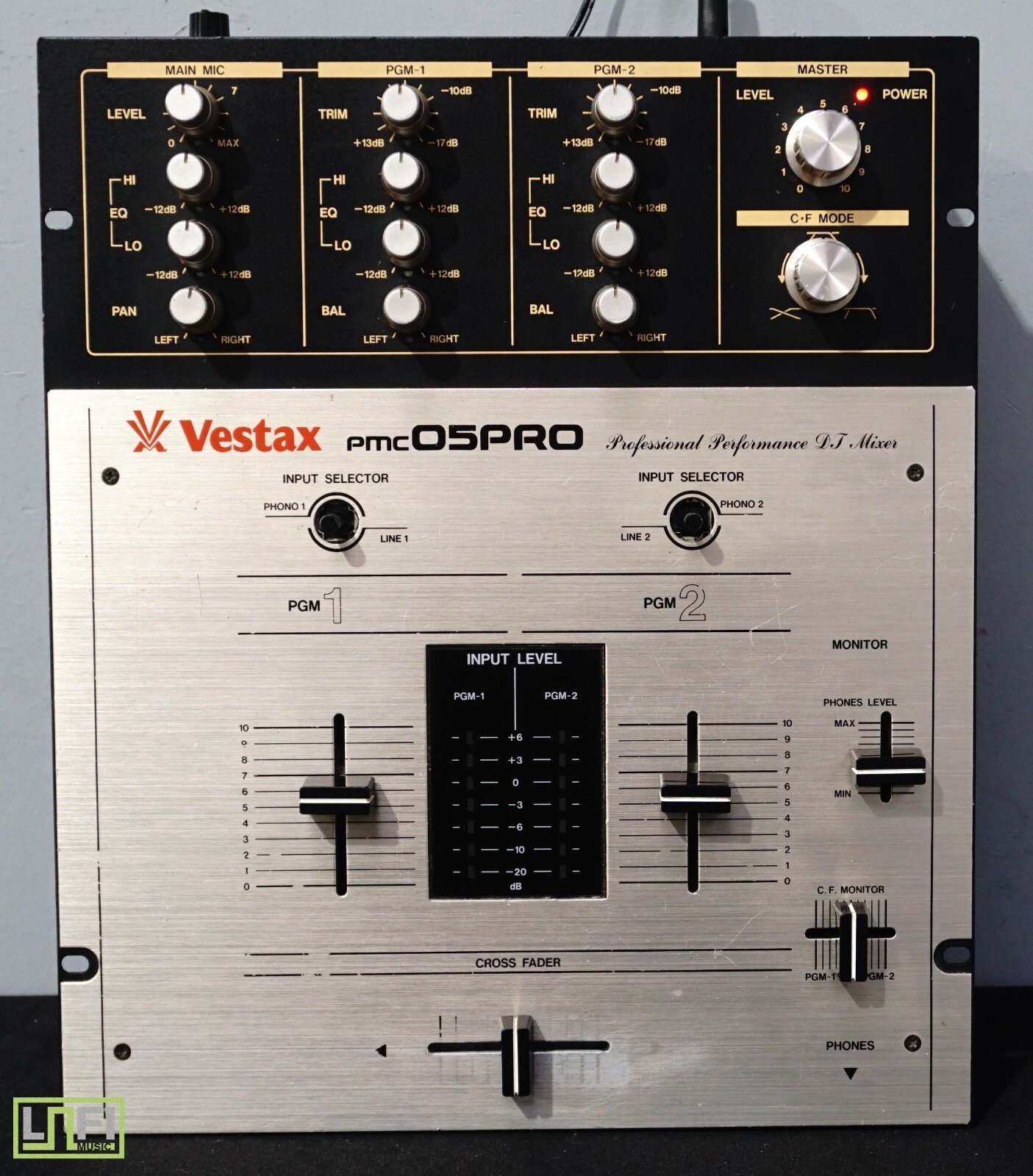 Vestax ベスタクス pmc05PRO クラシックDJミキサー 交換パネル有