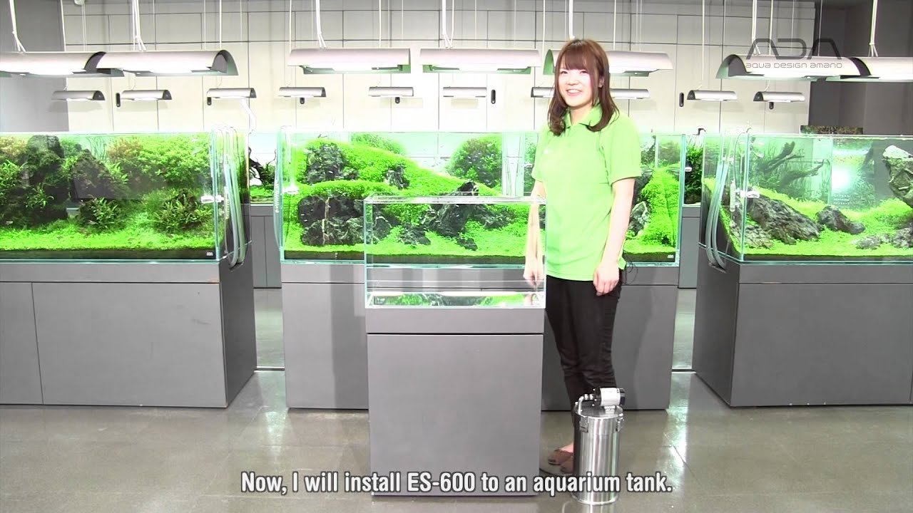 ADA view] スーパージェットフィルターES-600のセット方法(english sub