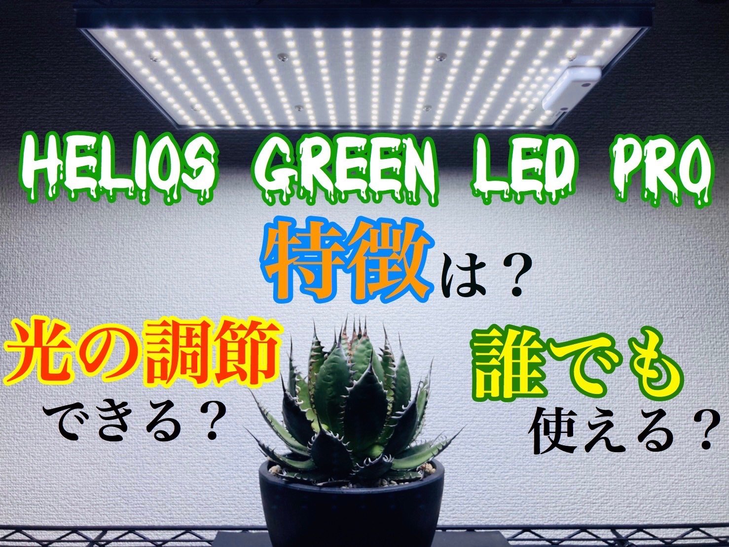 Helios Green LED PRO レビュー】 ヘリオスプロの感想をお伝えします