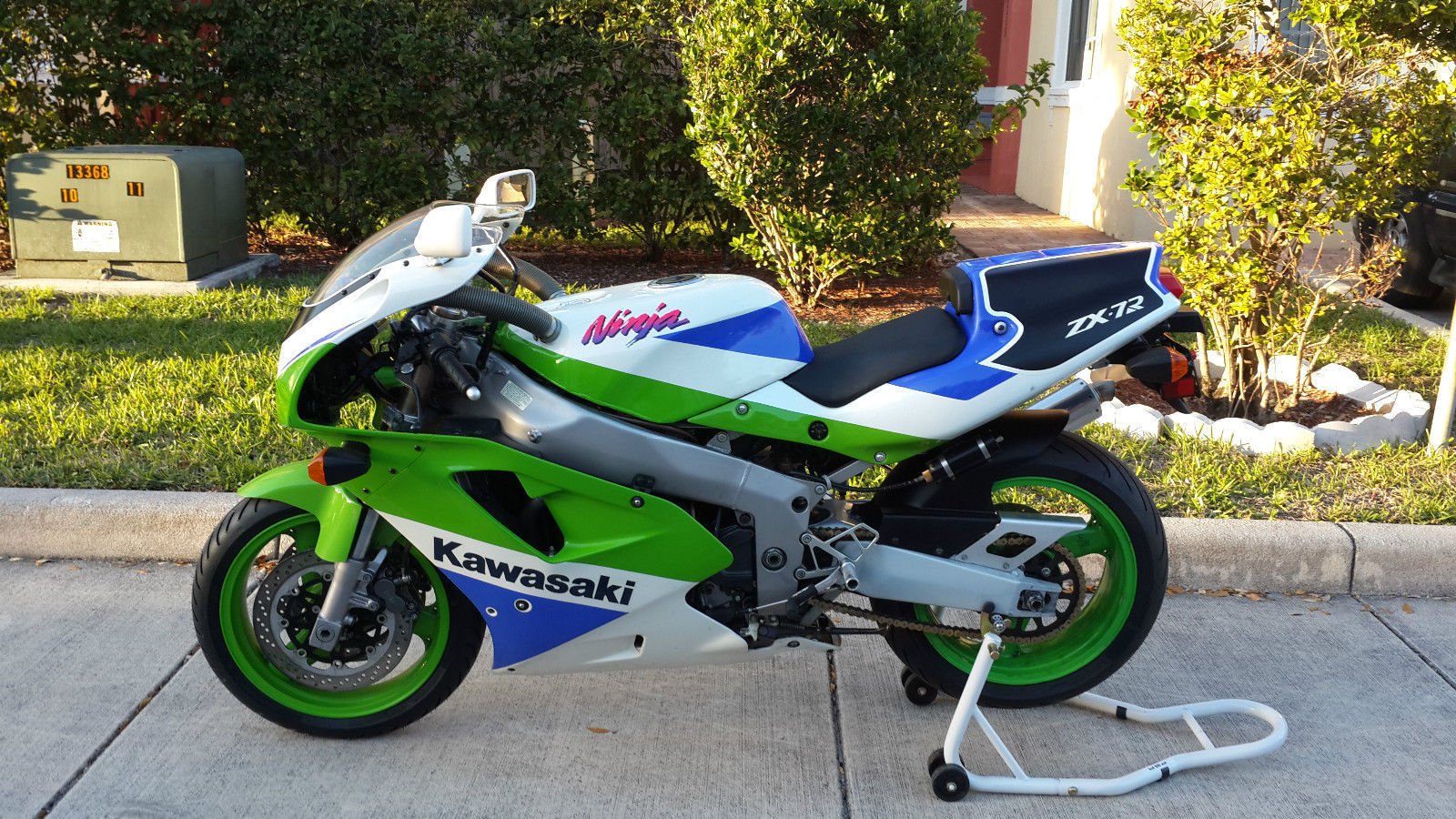 翡翠 1991 Kawasaki Ninja ZX-7 for sale on BaT Auctions - sold for