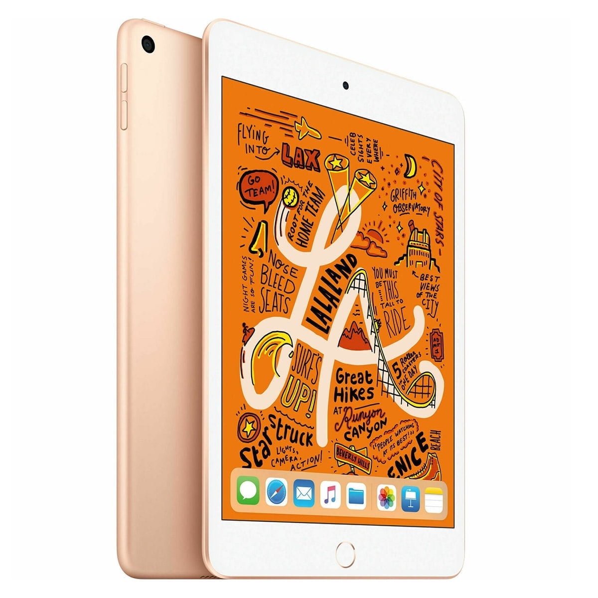 Restored Apple iPad Mini 5 64GB Wi-Fi - Gold (Refurbished