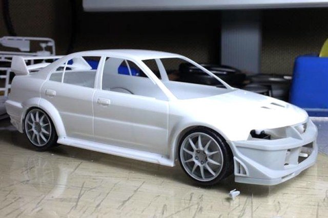 メーカー完売] ホビーデザイン 1/24 ミツビシ ランサー Evo6.5 トミ