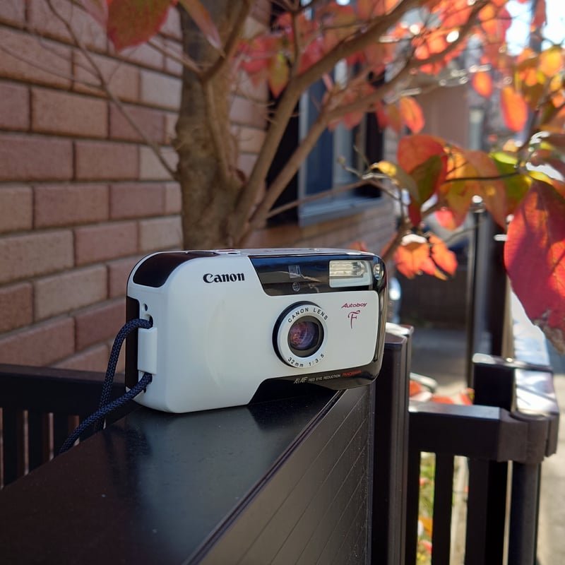 ⌘完動品！ 電池付き、作例あり！ Canon Autoboy F⌘ ⌘完動品！