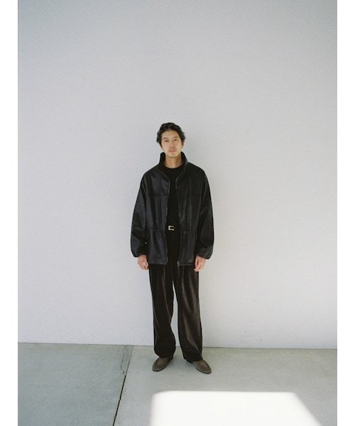 LIDNM（リドム）の「GOAT LEATHER TECH BLOUSON（ブルゾン）」 - WEAR