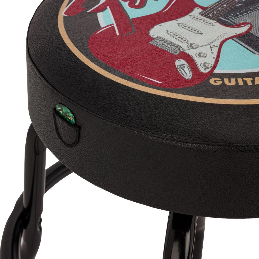 Banco Fender GUITARS & AMPS PICK POUCH BARSTOOL 24