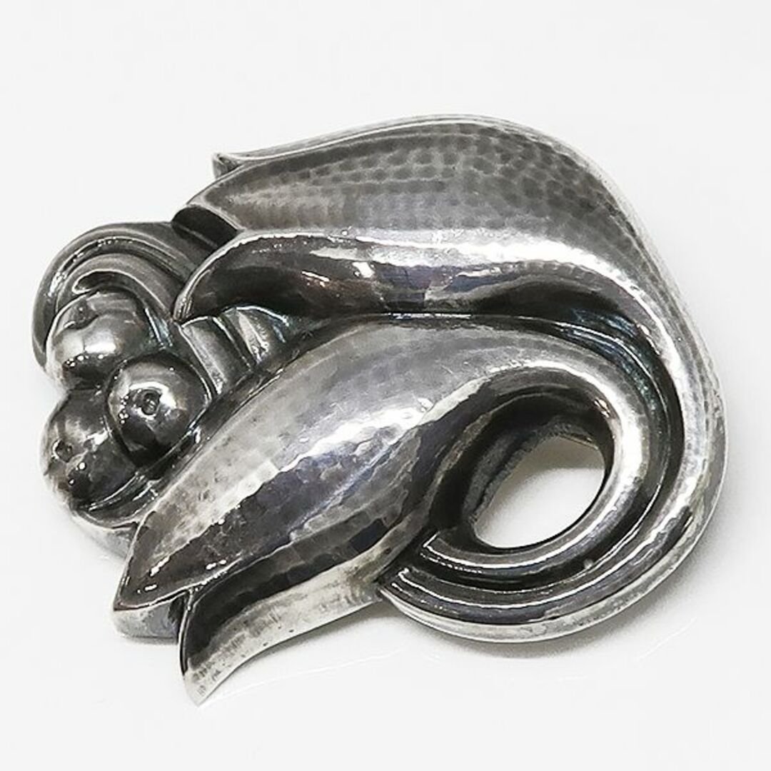 美品 ジョージジェンセン ブローチ スズラン 100C