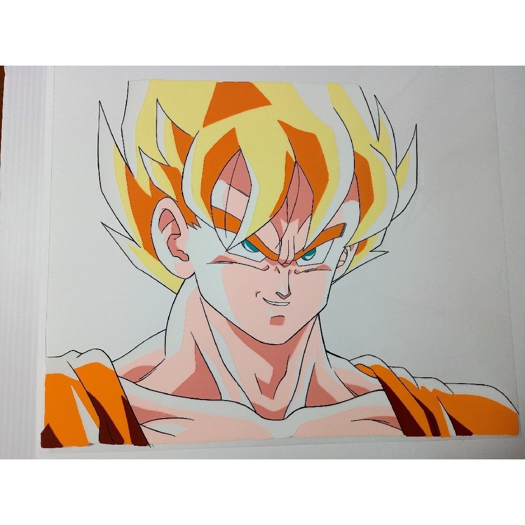 セル画 ドラゴンボールZ 悟空 スーパーサイヤ人 セル画 ドラゴンボール