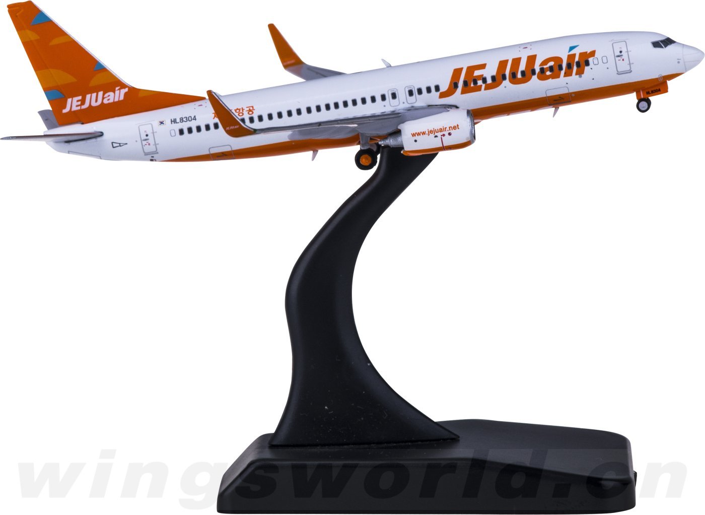 XX4198 Jeju Air 济州航空Boeing 737-800 HL8304 JC Wings 1:400 -飞机